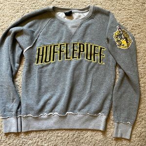 Harry Potter sweatshirt with embroidered Hufflepuff front